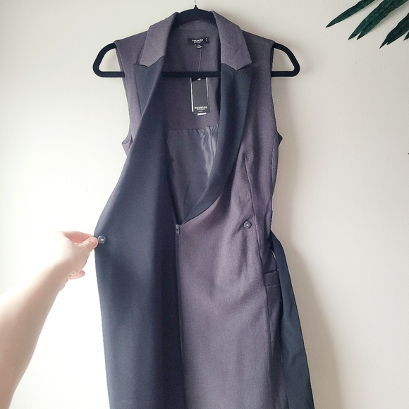 COPY - Premise Dress wrap me elegant office work belted - Picture 11 of 15